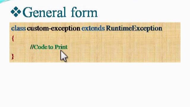 JAVA - Custom Exception смотреть онлайн