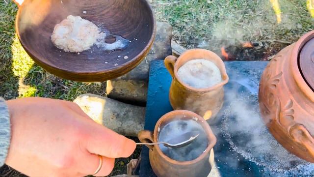 Traditional Azerbaijani Cooking PITI (Lamb Stew) Outdoor Nature Cooking