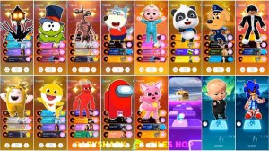 SKIBIDI TOILET 🆚 EXTRA SLIDE 🆚 BUS EATER 🆚 HOUSE HEAD 🆚 ODDBODS | Tiles Hop EDM Rush!