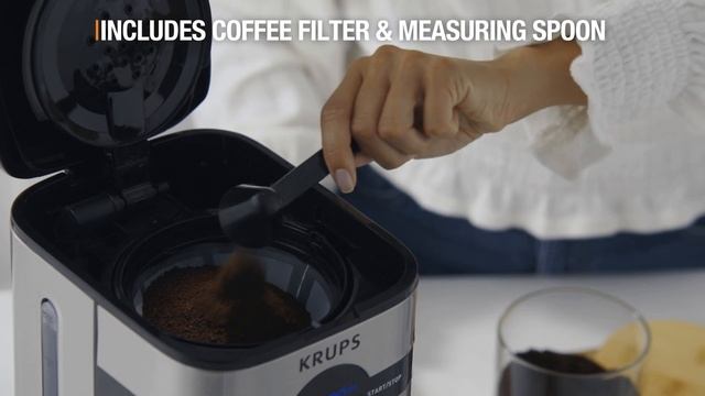 Krups presenta la Simply Brew - Cafetera digital para 10 tazas del café más delicioso #krups смотреть онлайн