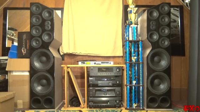 DIY Home Speaker Towers... PLAYING Upbeat Electronic Dance Music w/ EXO's Floor Standing Speakers смотреть онлайн