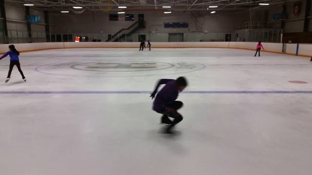 Broken leg sit spin (Level 3) - figure skating elements by Diana Nightingale смотреть онлайн