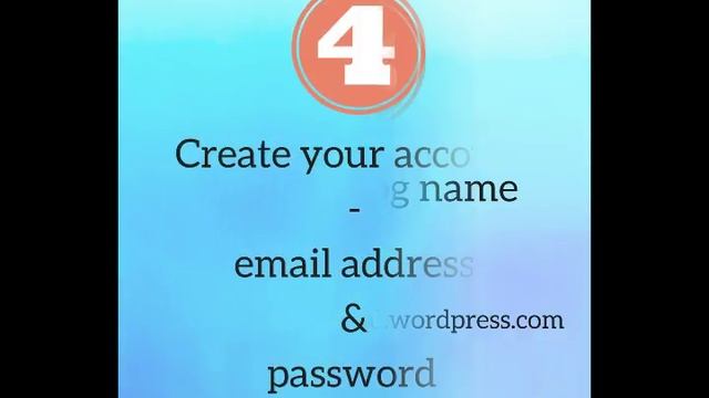 Create a WordPress account смотреть онлайн