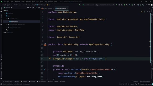 Array dan ArrayList | Android Studio смотреть онлайн