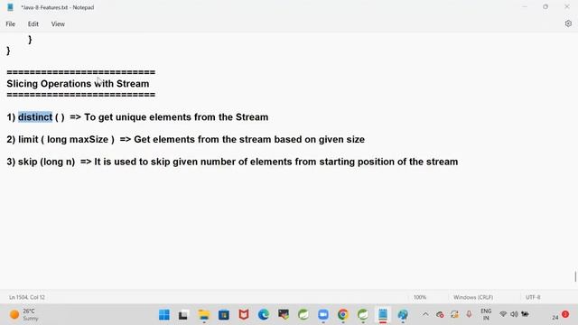 08 Java 8 StreamFeatuers смотреть онлайн