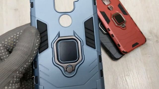 Захисний чохол Transformer Ring для Xiaomi Redmi Note 9 / Redmi 10X (4G) смотреть онлайн