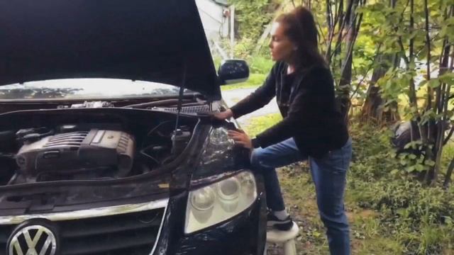 Подруга владеет Туарегом! Туарег с пробегом 300к! Приводим в порядок) смотреть онлайн