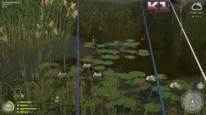 КЛЕВЫЕ МЕСТА. ЛОВИМ ЛИНЯ  НА ОЗЕРЕ СТАРЫЙ ОСТРОГ. РУССКАЯ РЫБАЛКА 4