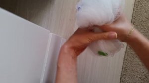 Как собрать мочалку обратно