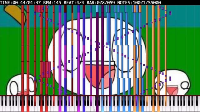 [BLACK MIDI] Parry Gripp - It's Raining Tacos 55K notes смотреть онлайн