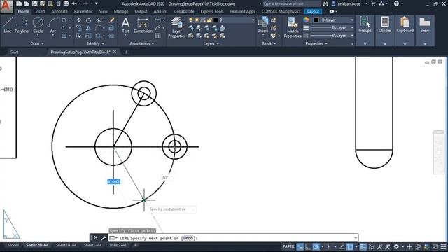 Autocad Practice Problem 6 смотреть онлайн