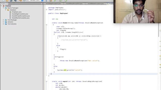 Exception Handling and Custom Exceptions in java смотреть онлайн