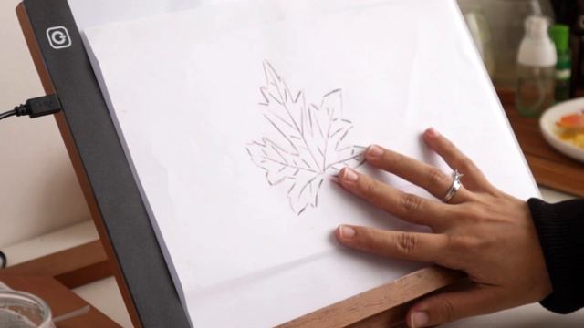 Using Copy Paper or Light Pad to Trace Our Sketches to Watercolour Paper смотреть онлайн