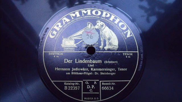 HERMANN JADLOWKER - Schubert - DER LINDENBAUM 1927 смотреть онлайн