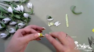 МК "Подснежники из фоамирана". Евгения Щедрина