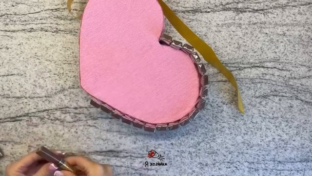 Взяла 3 ВИДА КОНФЕТ, покажу в какую КРАСОТУ их превратила.Идея оригинального подарка. DIY candy cak смотреть онлайн