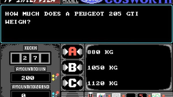 Lombard RAC Rally (MS-DOS) 1988, Red Rat, Mandarin Software