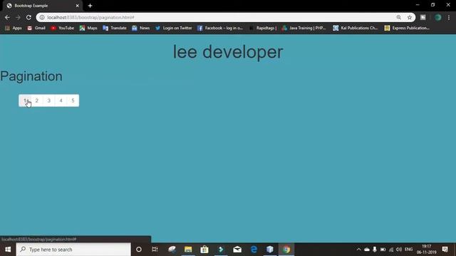 Pagination in Bootstrap using pure css- part10 in Tamilதமிழ் смотреть онлайн