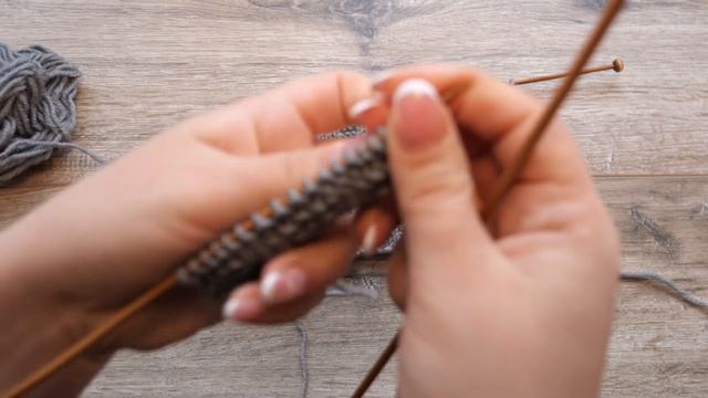 Рельефный узор спицами из лицевых и изнаночных ? Knit and Purl Stitch Pattern смотреть онлайн