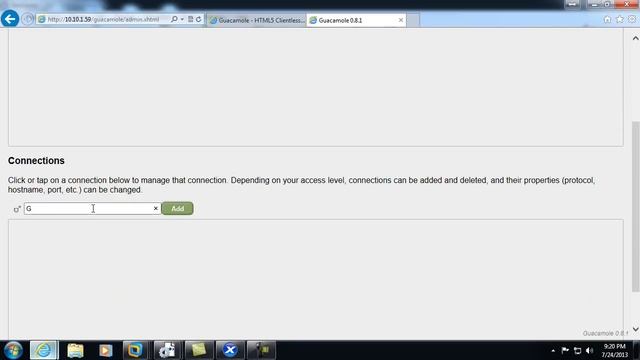Guacamole 0.8.1 Appliance Demo смотреть онлайн