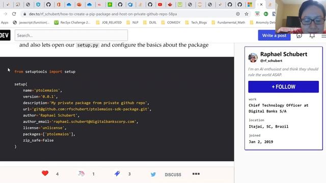 2020 April 18 Make Your Own Python Package on GitHub Installable by PIP смотреть онлайн