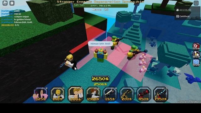 Duo Veteran 235% v1.4.0d Map 2 | Pixel Gun Tower Defense смотреть онлайн