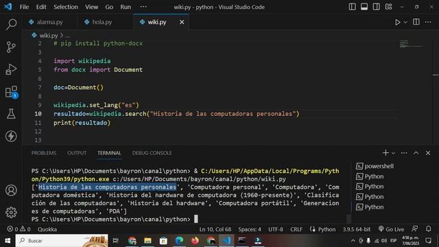 de wikipedia a word con python смотреть онлайн