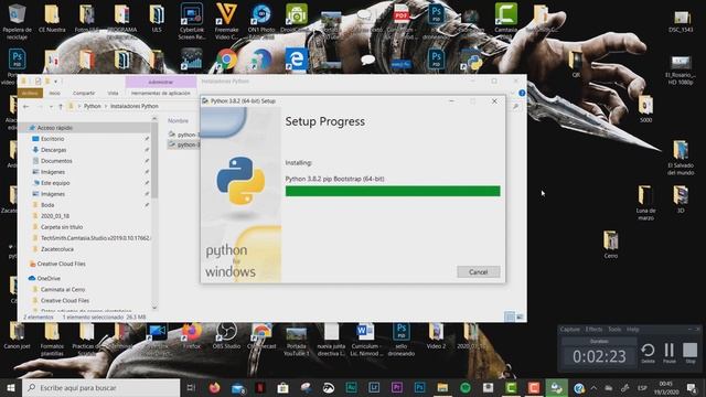 Configurar Idle de Python 3 en Windows 10 смотреть онлайн