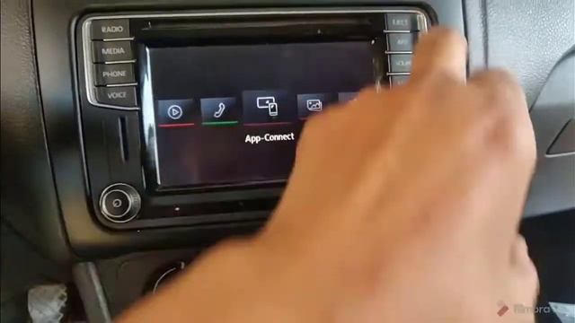 Instal Composition média MIB2 V3 Bleutooth App Connect Carplay Android Auto Mirrorlink VW Polo 2013 смотреть онлайн