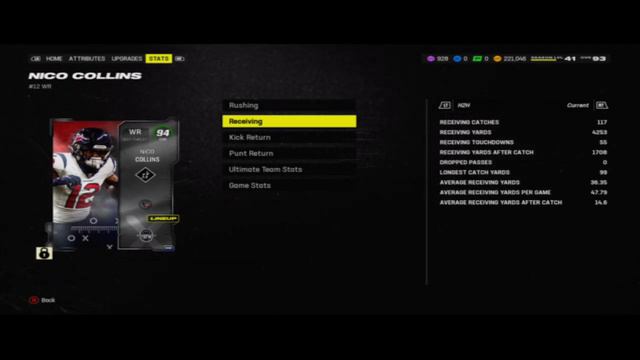 adden 24 - My Ultimate Team Season 4 Nico Collins H2H Stats смотреть онлайн