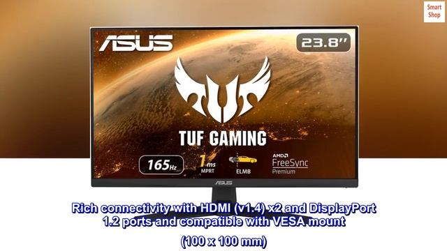 ASUS TUF Gaming 23.8” 1080P Monitor (VG249Q1A) - Full HD, IPS, 165Hz (Supports 144Hz), 1ms, Extreme смотреть онлайн