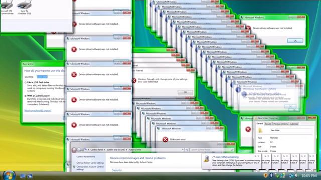 Windows Vista Crazy Error смотреть онлайн