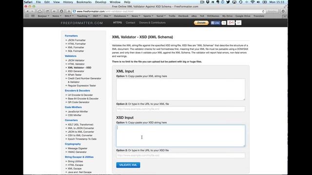 Validating XML against XSD смотреть онлайн