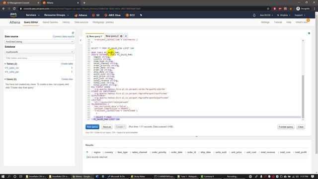 CSV vs Parquet Format Performance Comparison Using AWS Athena смотреть онлайн