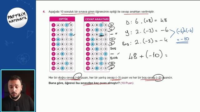 7.Sınıf Matematik 1.Dönem 1.Yazılı | 3.Senaryo Örnek Yazılı Çalışması смотреть онлайн