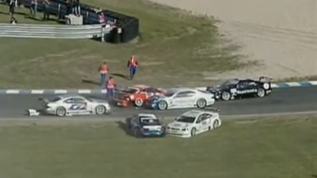 2000 DTM Oschersleben Start crash смотреть онлайн