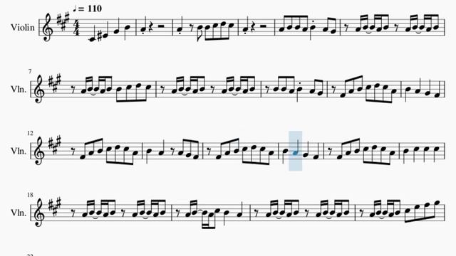 Violin Sheet Music: How to play U Know What's Up (Turning Red) by 4Town смотреть онлайн