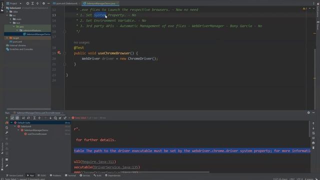 Selenium Manager in Selenium 4.6.0 || No WebDriverManager || No .exe Files for Selenium смотреть онлайн