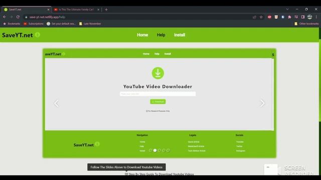Youtube Downloader SaveYT.net React Express Js Web Application смотреть онлайн
