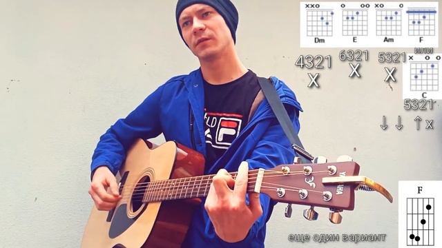 5'Nizza - Весна как играть на гитаре без баррэ боем, разб аккорды + cover смотреть онлайн