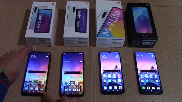 Redmi Note 8 e Note 8 Pro VS Xiaomi Mi9 Lite Mi 9T | Cpu Throttling Stress Test | смотреть онлайн