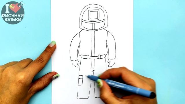Игра в кальмара рисунки | Как нарисовать Персонаж из Игры В Кальмара | Рисунки для срисовки смотреть онлайн