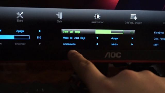 ?Configuración de imagen Monitor AOC C24G1 144hz (OSD) i-Menu смотреть онлайн