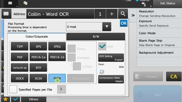 How To Scan An Editable Microsoft Word, Excel, PowerPoint File From Sharp Scanner
