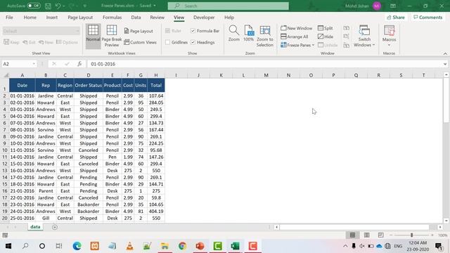 Using Freeze Panes in VBA | Excel VBA Tutorial in Hindi смотреть онлайн