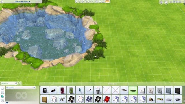 How to make a Realistic Pond / The Sims 4 Base Game / Как построить пруд / Симс 4 Базовая игра смотреть онлайн