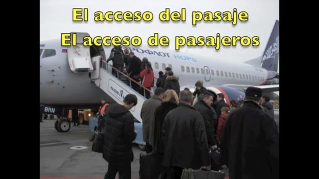 АЭРОПОРТ Словарь. Испанский язык. Тема аэропорт. Школа NOVA смотреть онлайн