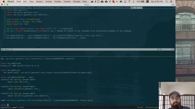 guardrail internals: Tracker[_], IndexedFunctor/Distributive смотреть онлайн