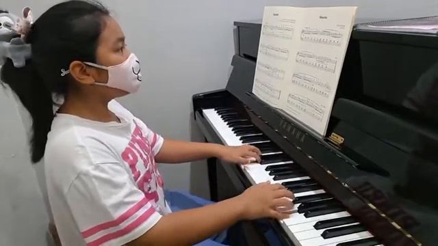 N' Pie • "Mazurka" with metronome (eight note 80) • "Allegro in C" practice playing only Left Hand. смотреть онлайн