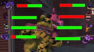 [SFM FNaF] Withered Melodies vs Twisted WITH Healthbars